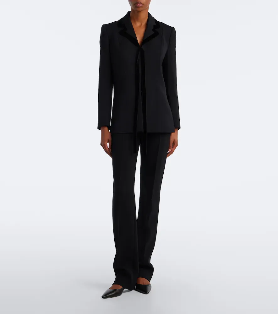 The Row Emin wool-blend straight pants | Thumbnail 2