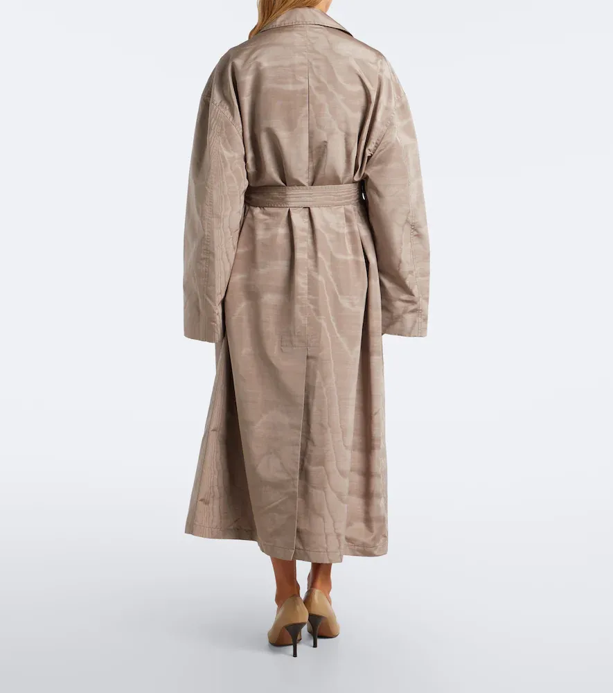 The Row Archa moiré silk faille trench coat | Thumbnail 2 The Row Archa moiré silk faille trench coat | Thumbnail 2