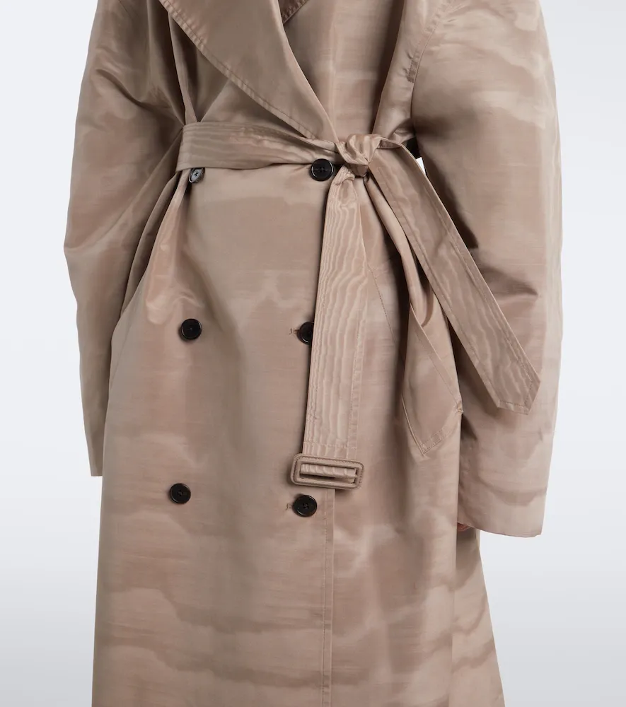 The Row Archa moiré silk faille trench coat | Thumbnail 3 The Row Archa moiré silk faille trench coat | Thumbnail 3