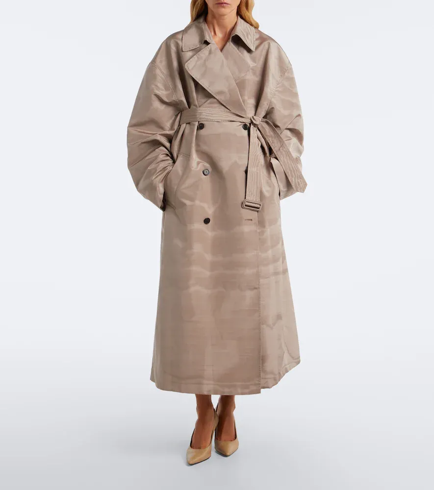 The Row Archa moiré silk faille trench coat | Thumbnail 6 The Row Archa moiré silk faille trench coat | Thumbnail 6