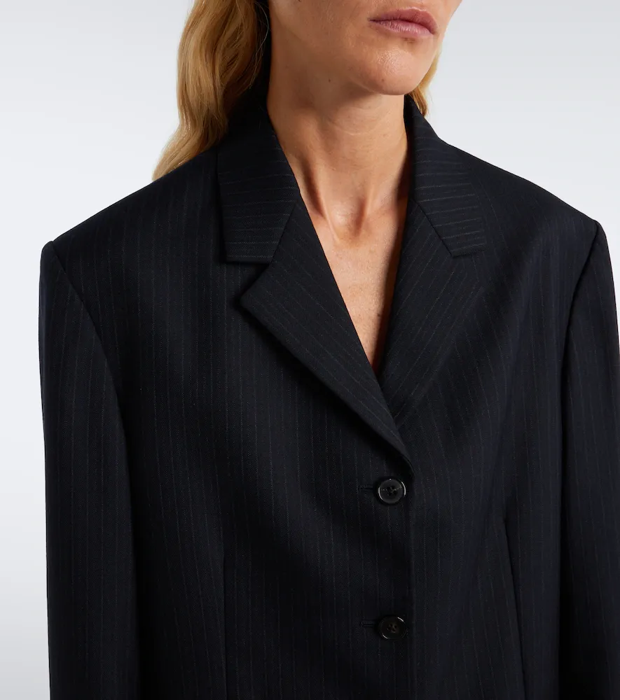 The Row Gelda chalk stripe wool blazer | Thumbnail 3 The Row Gelda chalk stripe wool blazer | Thumbnail 3