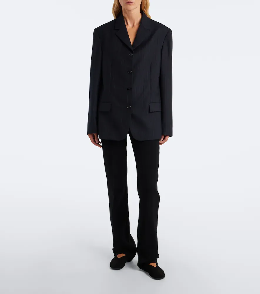 The Row Gelda chalk stripe wool blazer | Thumbnail 6 The Row Gelda chalk stripe wool blazer | Thumbnail 6