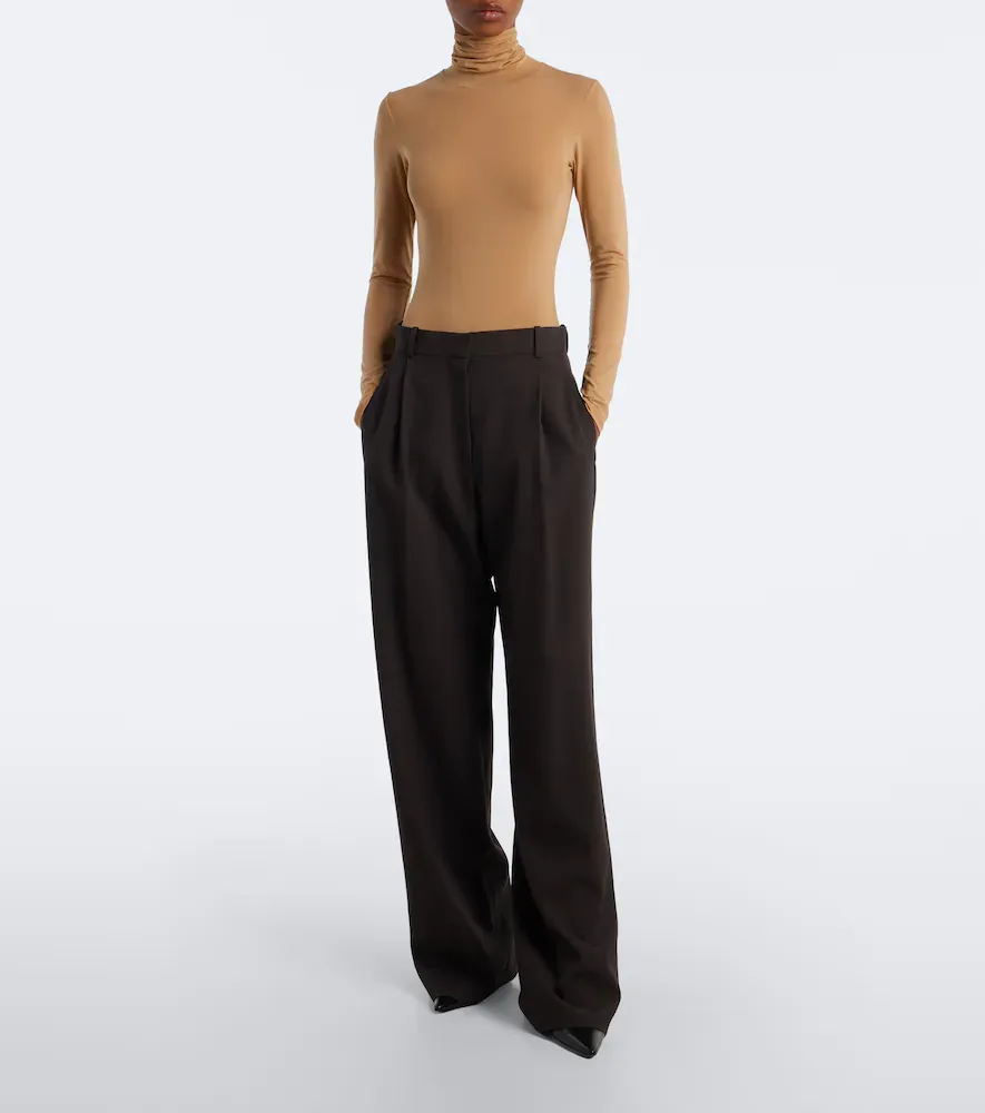 The Row Lowe virgin wool wide-leg pants | Thumbnail 3