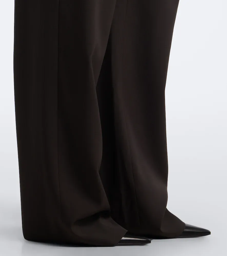 The Row Lowe virgin wool wide-leg pants | Thumbnail 4
