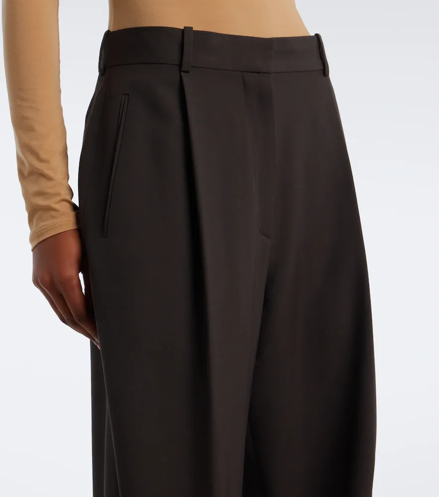 The Row Lowe virgin wool wide-leg pants | Thumbnail 5
