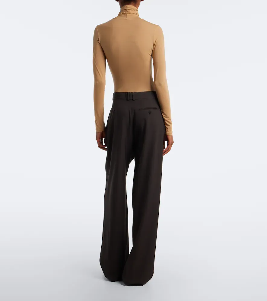 The Row Lowe virgin wool wide-leg pants | Thumbnail 6