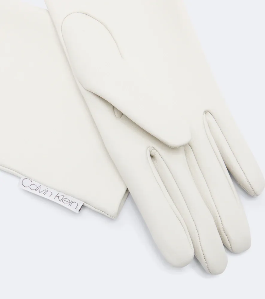 Calvin Klein Collection Jeanne leather gloves | Thumbnail 2