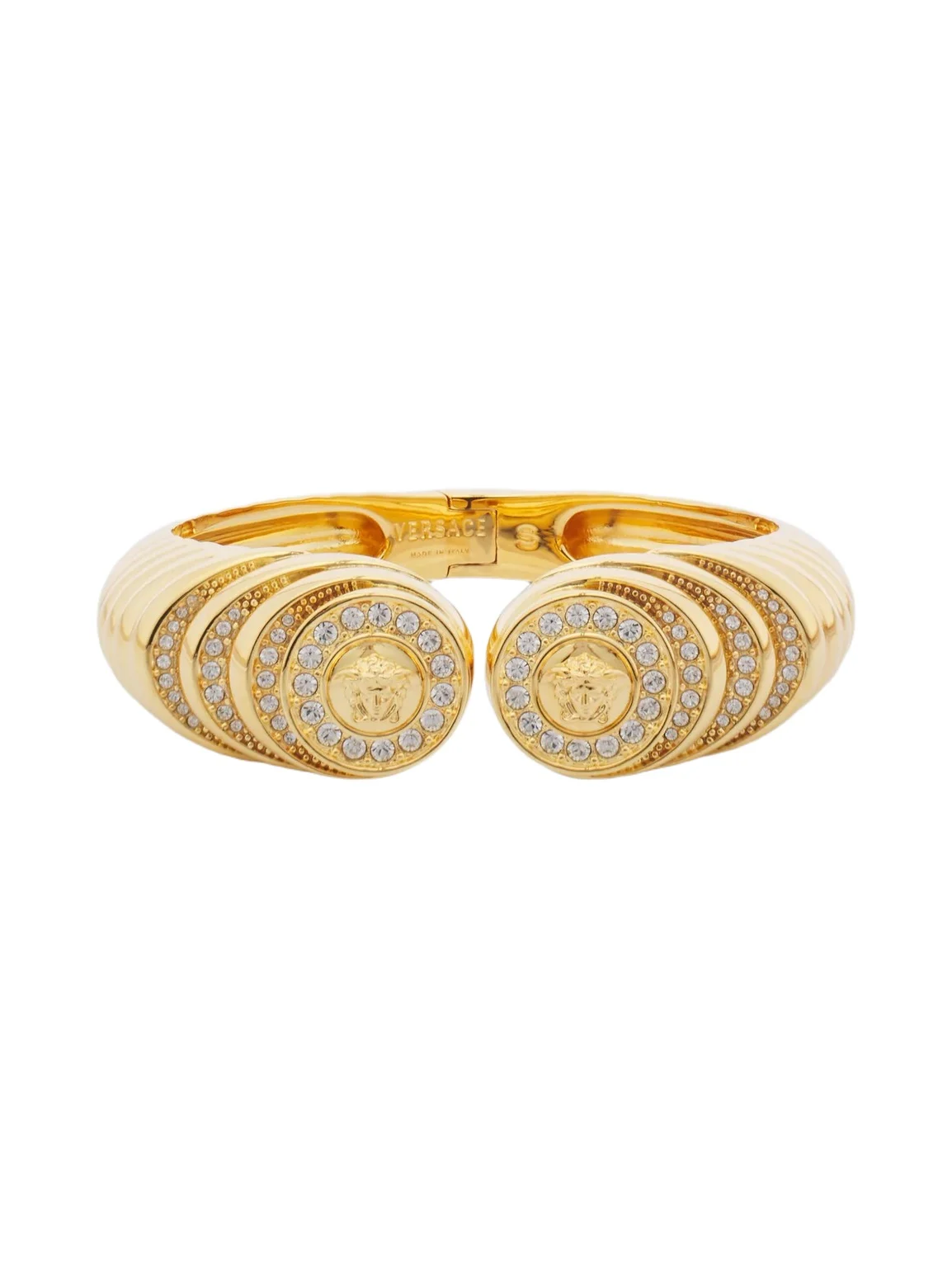 Versace Medusa embellished cuff bracelet