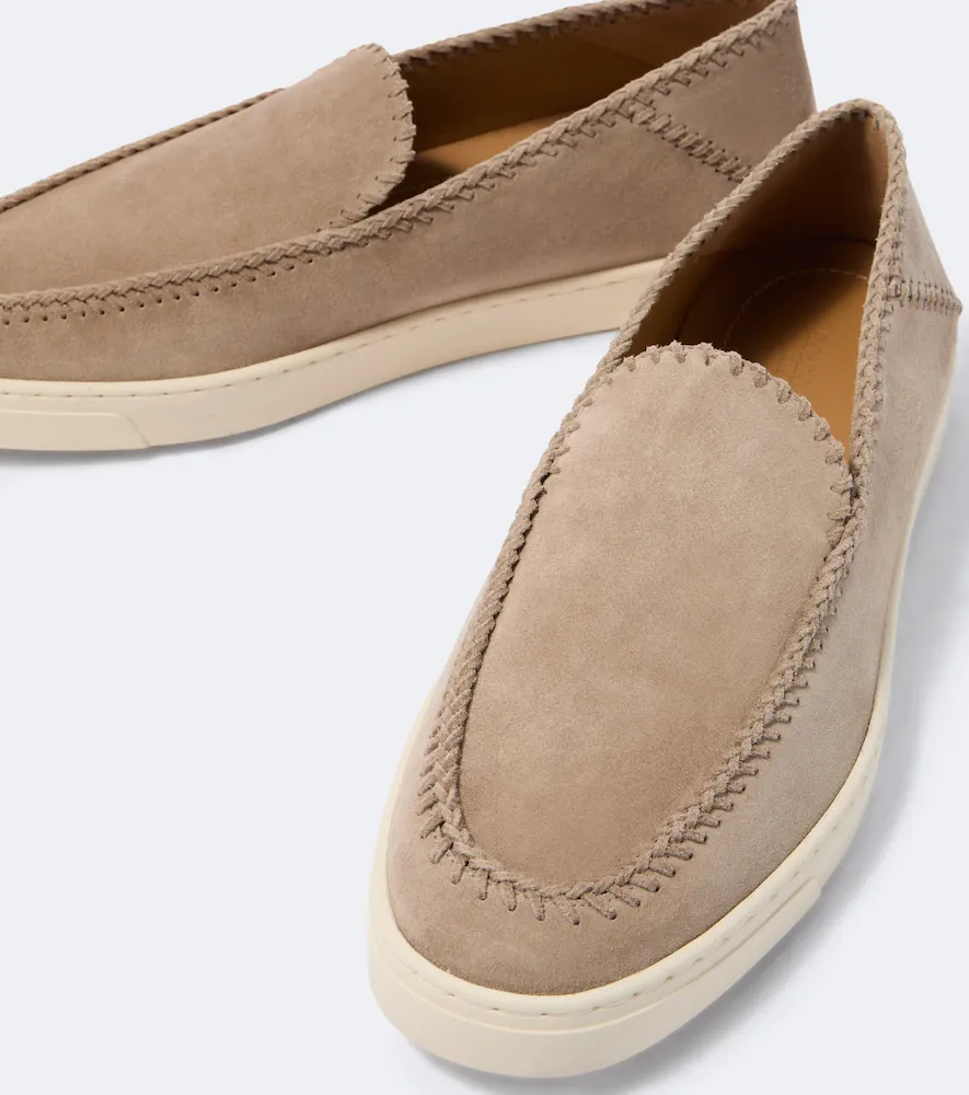 Giorgio Armani Suede slip-on shoes | Thumbnail 2