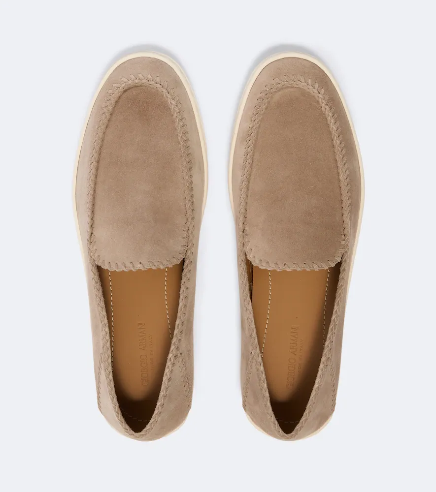 Giorgio Armani Suede slip-on shoes | Thumbnail 6