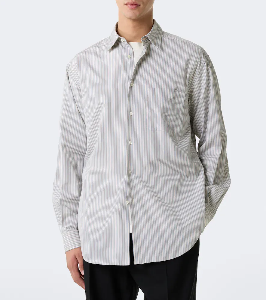 The Row Uday striped cotton poplin shirt | Thumbnail 8 The Row Uday striped cotton poplin shirt | Thumbnail 8