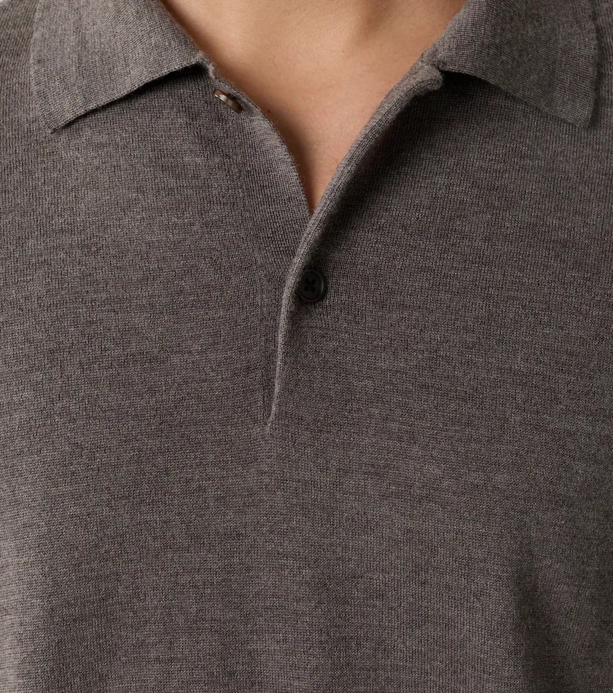 The Row Blainy wool and cashmere polo sweater | Thumbnail 4 The Row Blainy wool and cashmere polo sweater | Thumbnail 4