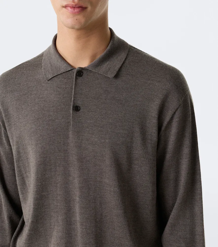 The Row Blainy wool and cashmere polo sweater | Thumbnail 5 The Row Blainy wool and cashmere polo sweater | Thumbnail 5