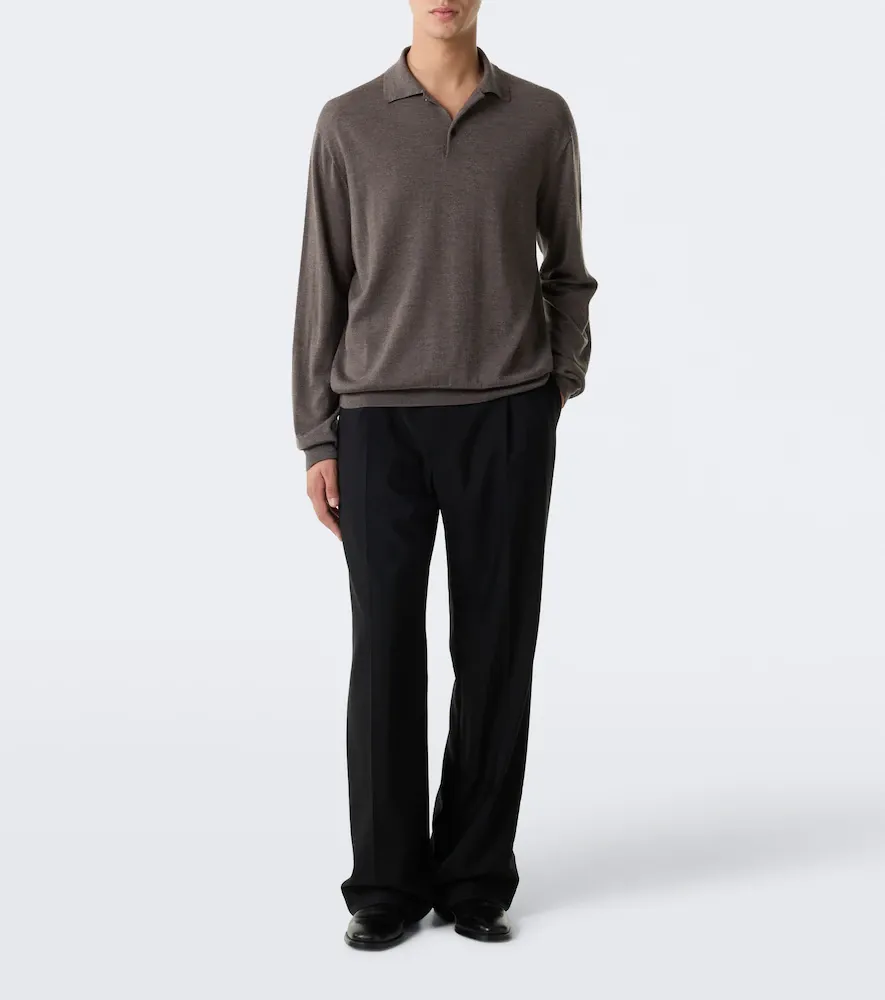 The Row Blainy wool and cashmere polo sweater | Thumbnail 7 The Row Blainy wool and cashmere polo sweater | Thumbnail 7