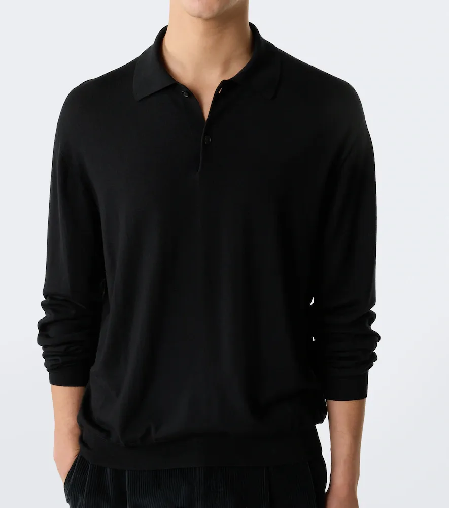 The Row Blainy wool and cashmere polo sweater | Thumbnail 3 The Row Blainy wool and cashmere polo sweater | Thumbnail 3