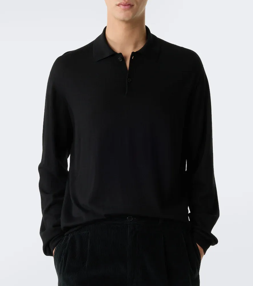 The Row Blainy wool and cashmere polo sweater | Thumbnail 4 The Row Blainy wool and cashmere polo sweater | Thumbnail 4