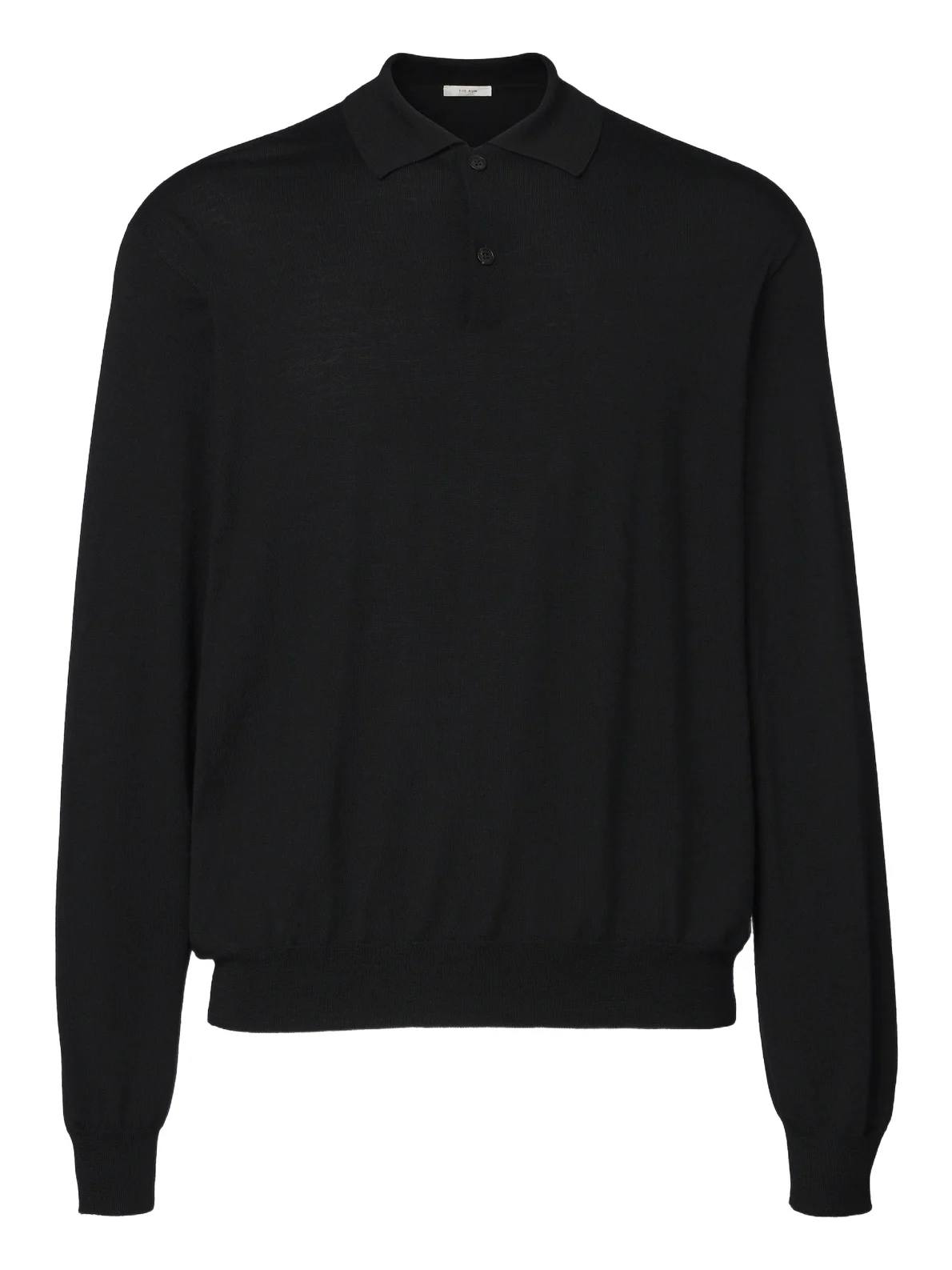 The Row Blainy wool and cashmere polo sweater