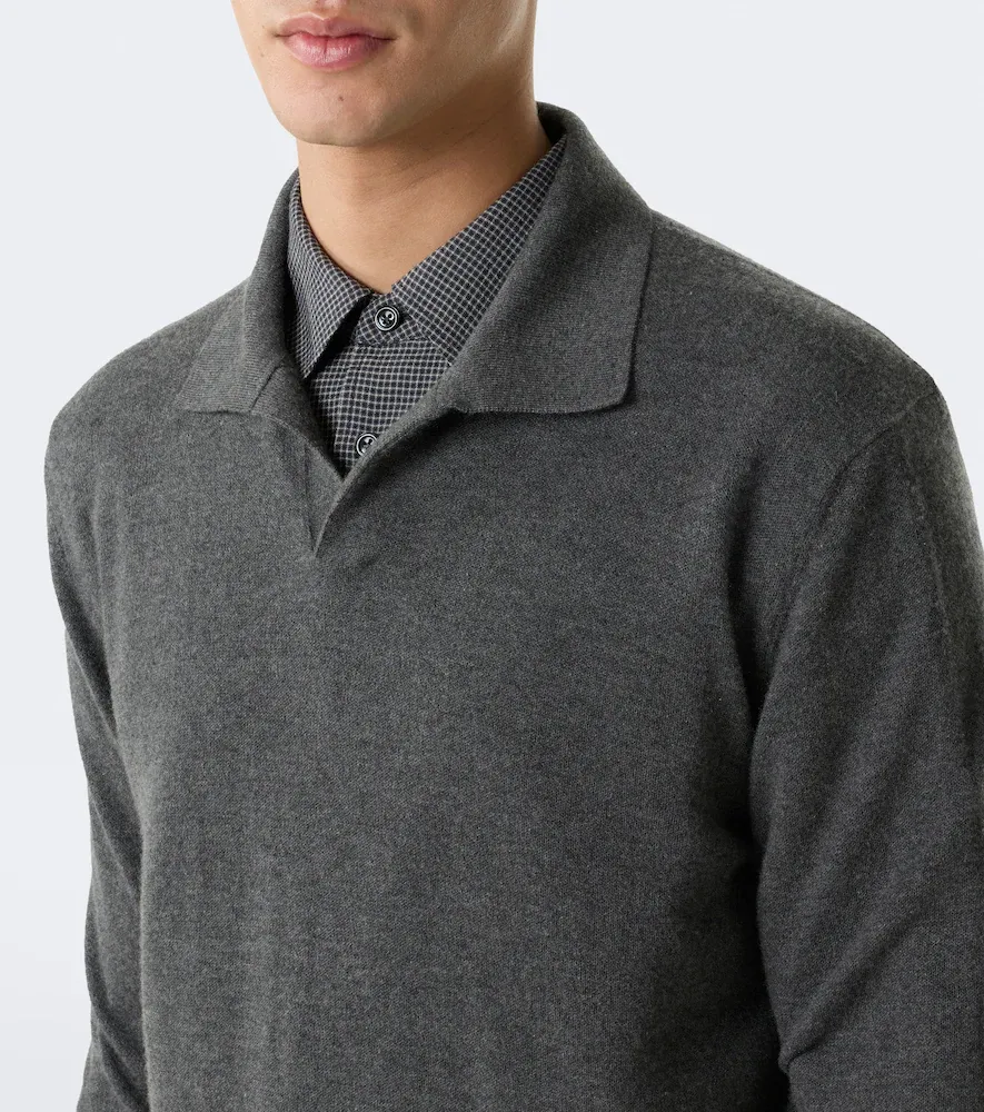 The Row Hilford cashmere polo sweater | Thumbnail 3 The Row Hilford cashmere polo sweater | Thumbnail 3