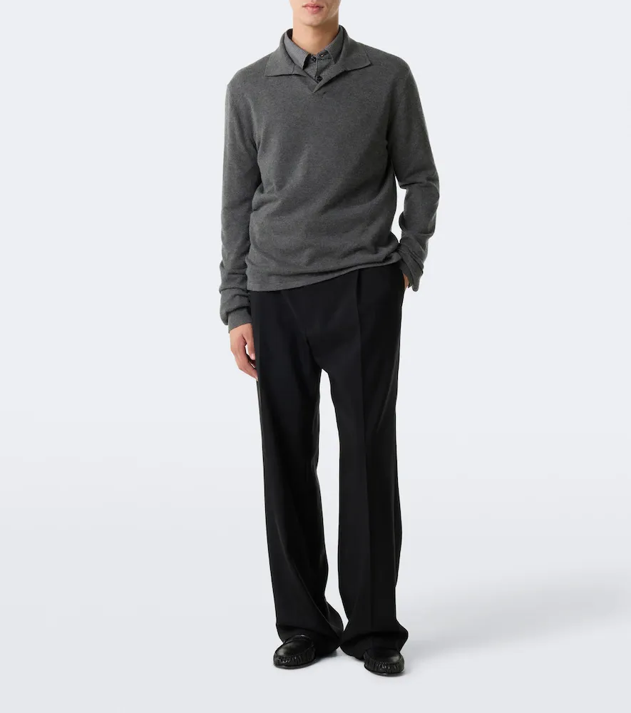 The Row Hilford cashmere polo sweater | Thumbnail 4 The Row Hilford cashmere polo sweater | Thumbnail 4