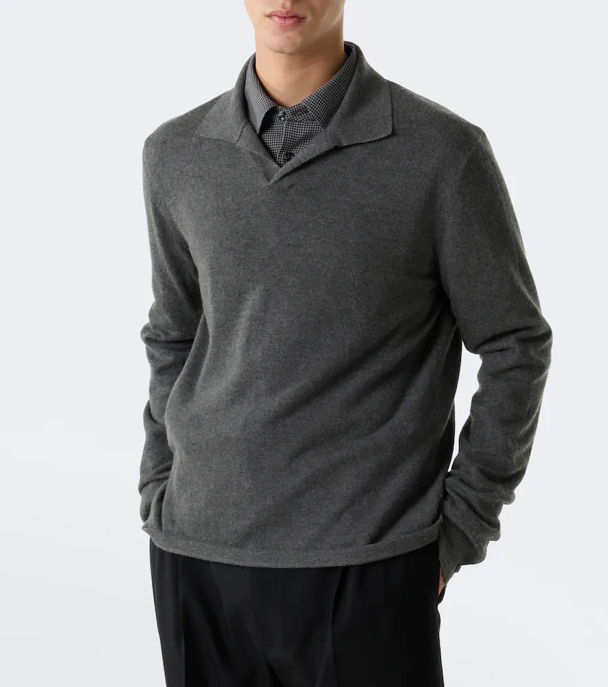 The Row Hilford cashmere polo sweater | Thumbnail 5 The Row Hilford cashmere polo sweater | Thumbnail 5