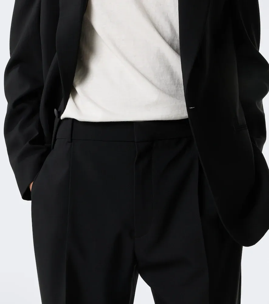 The Row Salma wool straight pants | Thumbnail 3