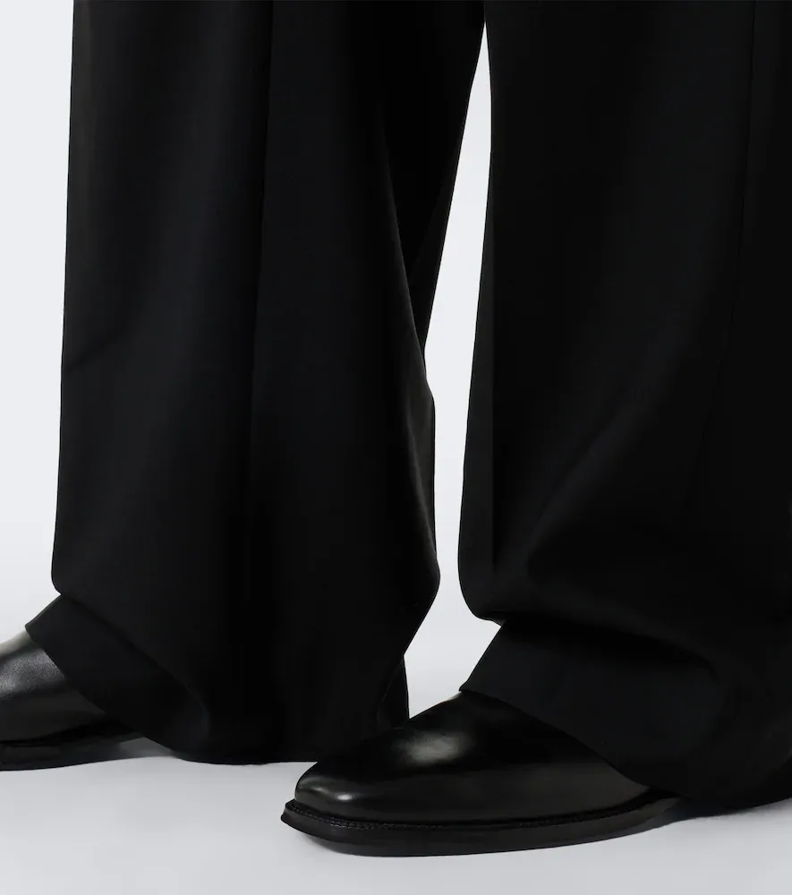 The Row Salma wool straight pants | Thumbnail 4