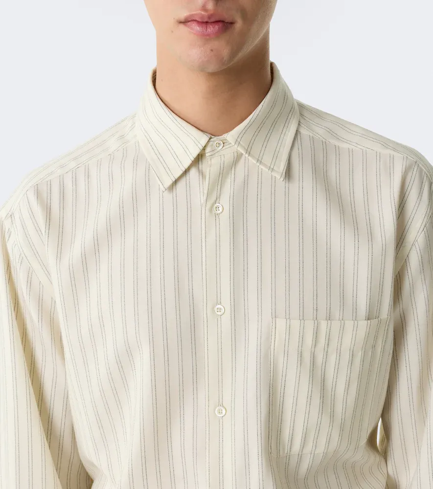 The Row Uday striped cotton poplin shirt | Thumbnail 2 The Row Uday striped cotton poplin shirt | Thumbnail 2