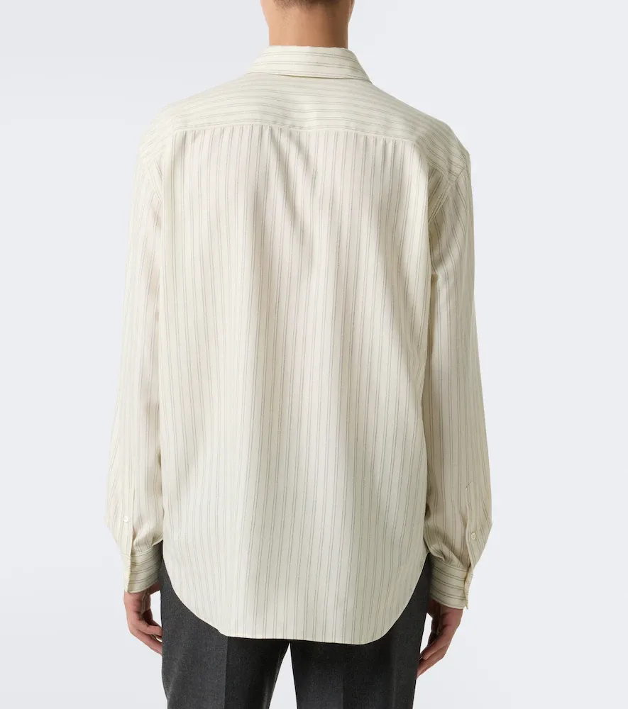 The Row Uday striped cotton poplin shirt | Thumbnail 4 The Row Uday striped cotton poplin shirt | Thumbnail 4