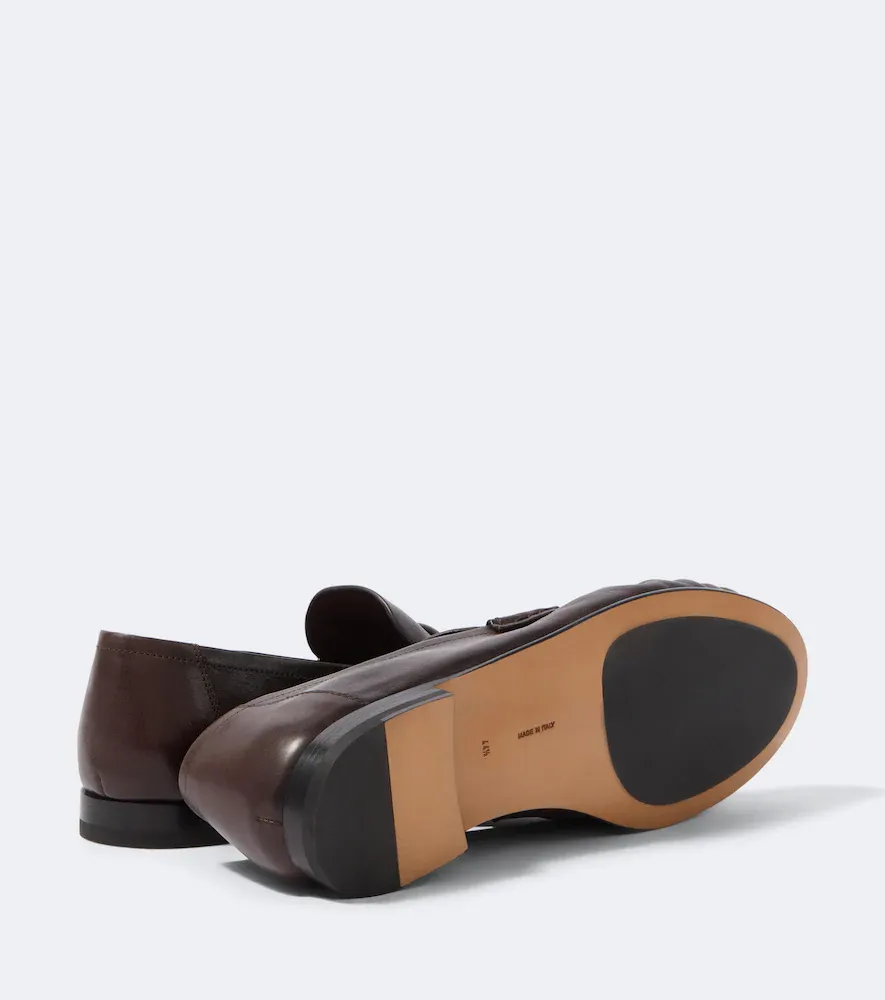 The Row Theo leather penny loafers | Thumbnail 6 The Row Theo leather penny loafers | Thumbnail 6