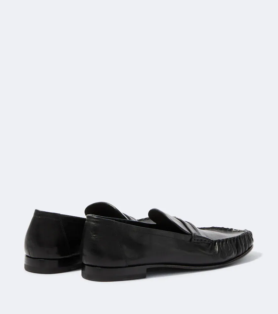 The Row Theo leather penny loafers | Thumbnail 4 The Row Theo leather penny loafers | Thumbnail 4