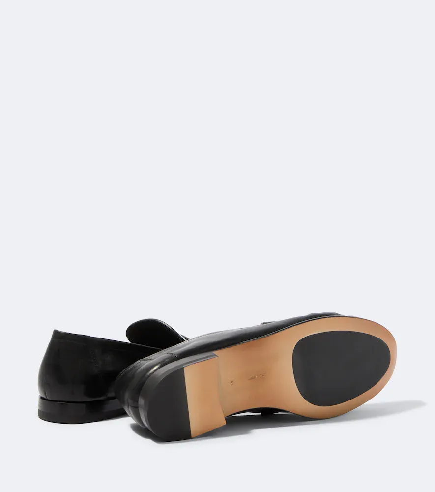 The Row Theo leather penny loafers | Thumbnail 5 The Row Theo leather penny loafers | Thumbnail 5
