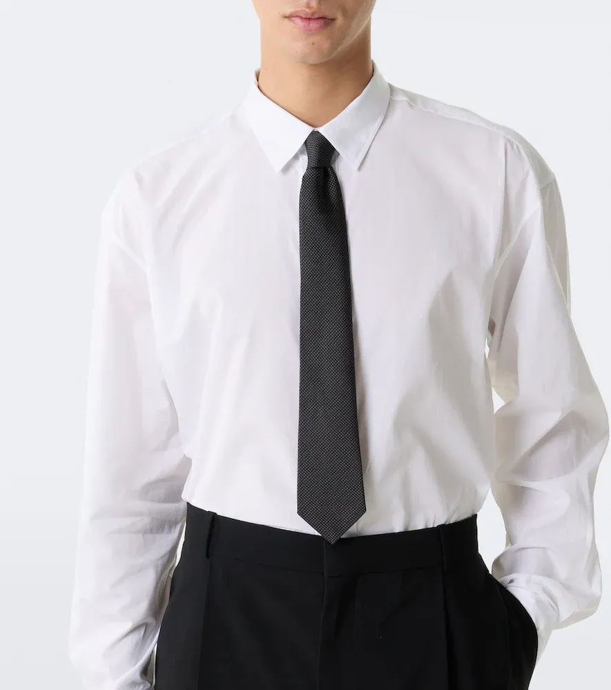 The Row Juno silk jacquard tie | Thumbnail 2