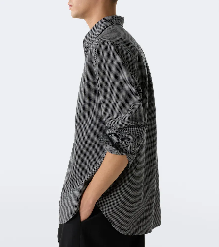 The Row Victor checked virgin wool shirt | Thumbnail 3 The Row Victor checked virgin wool shirt | Thumbnail 3