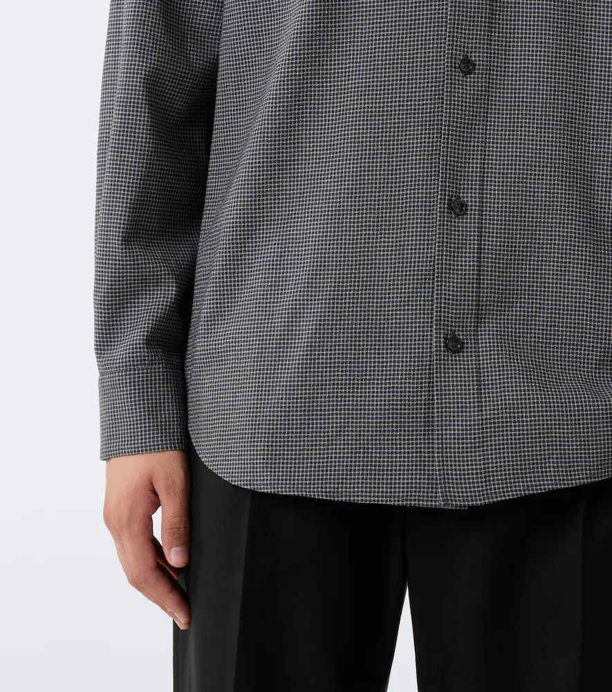 The Row Victor checked virgin wool shirt | Thumbnail 6 The Row Victor checked virgin wool shirt | Thumbnail 6