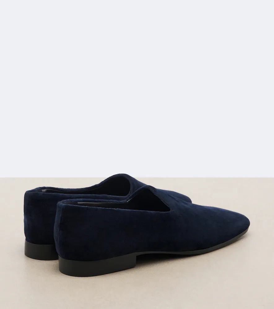 The Row Safi velvet loafers | Thumbnail 3