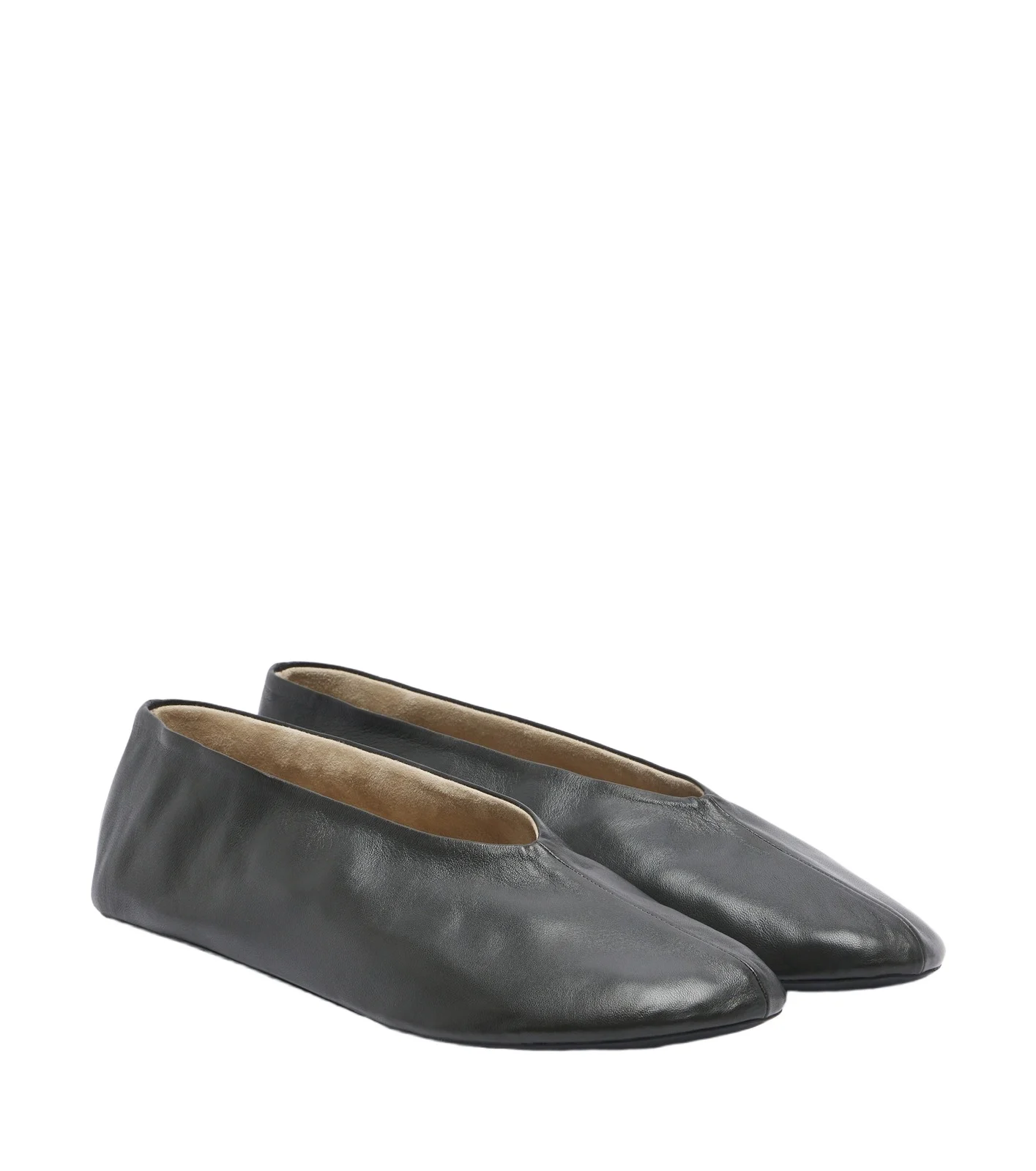 Stella leather ballet flats
