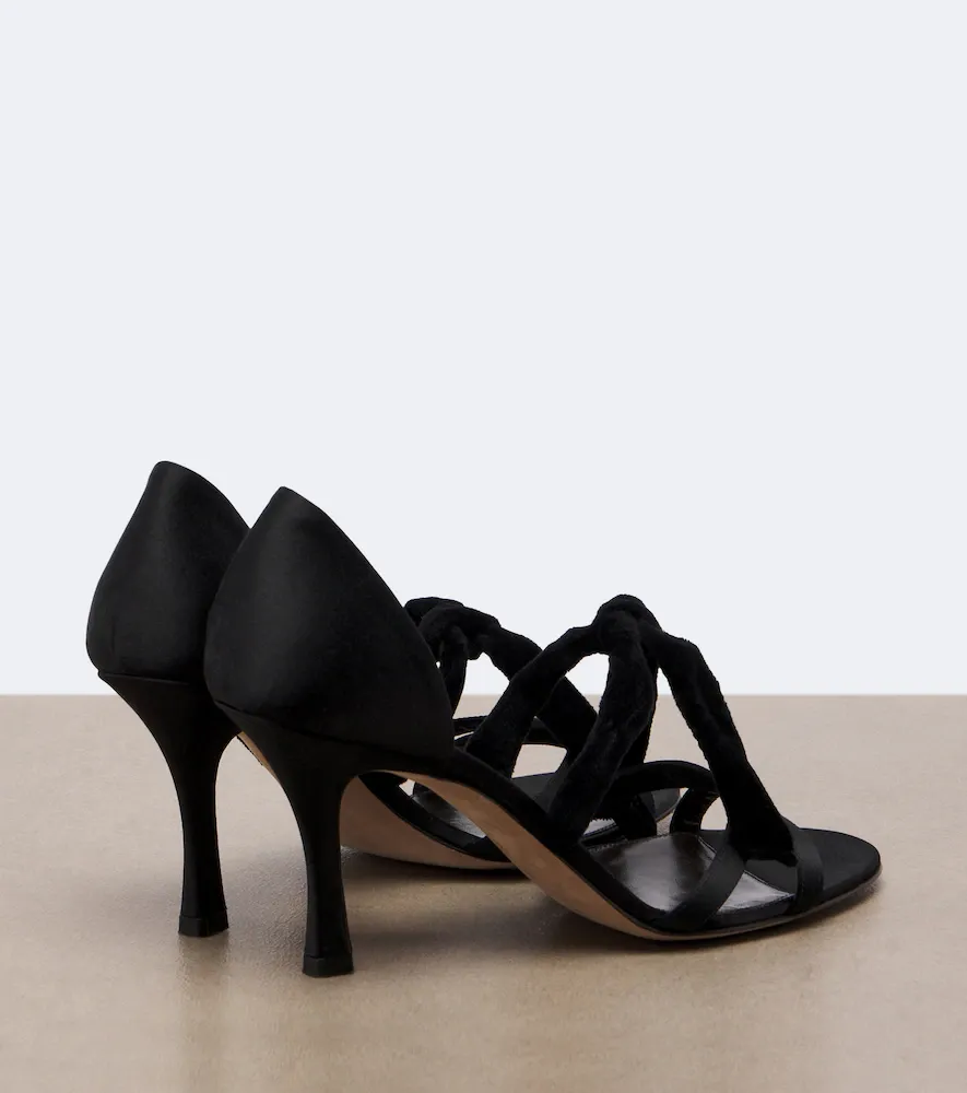 The Row Ella satin sandals | Thumbnail 3 The Row Ella satin sandals | Thumbnail 3