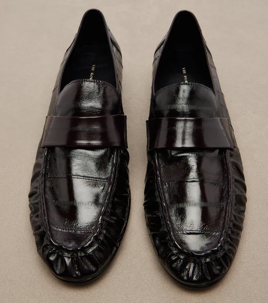 The Row Soft eel leather loafers | Thumbnail 4 The Row Soft eel leather loafers | Thumbnail 4