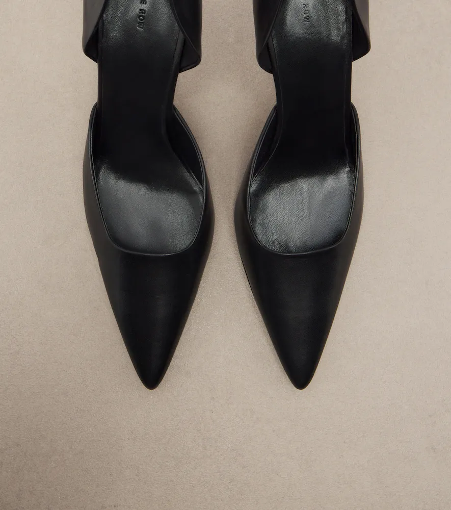 The Row Delfine leather pumps | Thumbnail 3