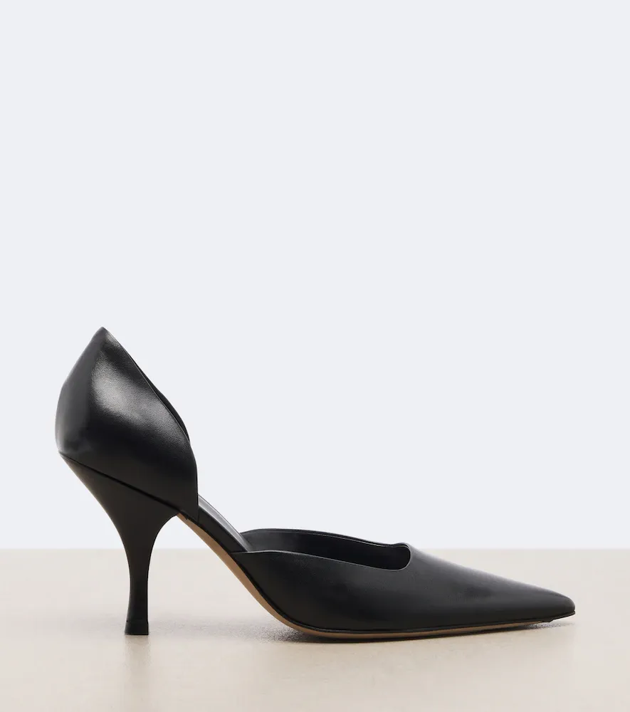 The Row Delfine leather pumps | Thumbnail 4