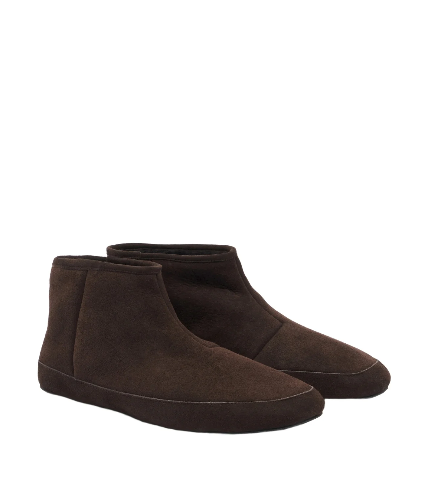 Esther shearling-lined suede ankle boots