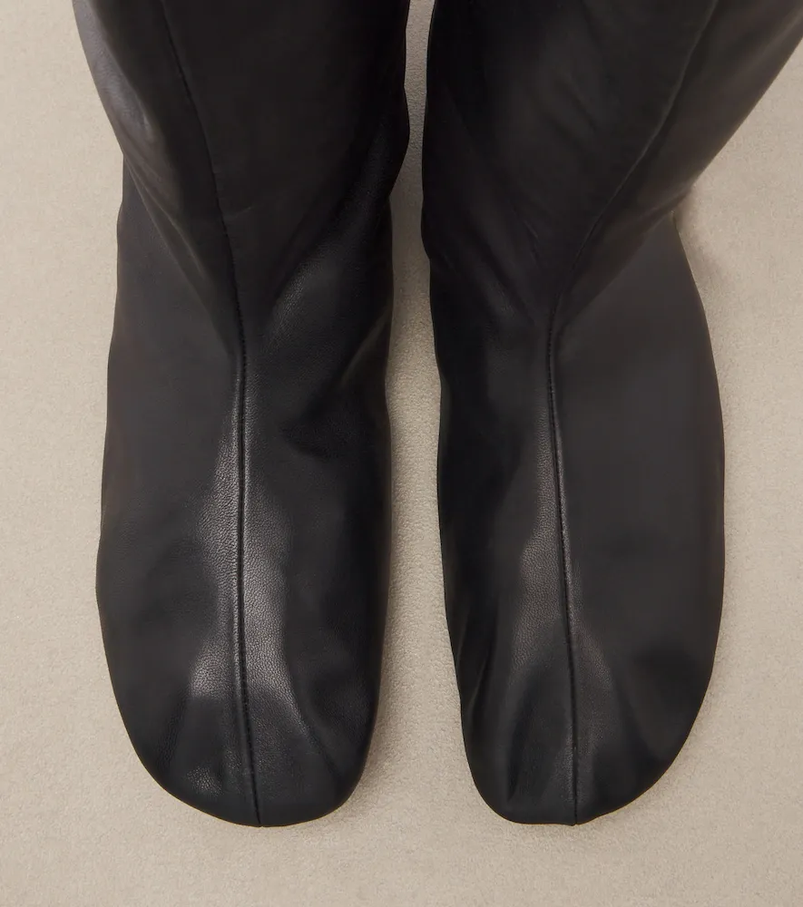 The Row Esther leather mid-calf boots | Thumbnail 2