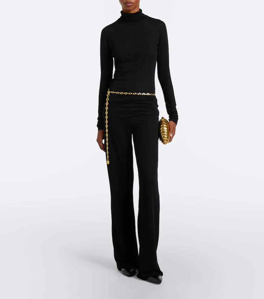 Dorothee Schumacher Soft Shimmer Lurex jersey turtleneck top | Thumbnail 4 Dorothee Schumacher Soft Shimmer Lurex jersey turtleneck top | Thumbnail 4