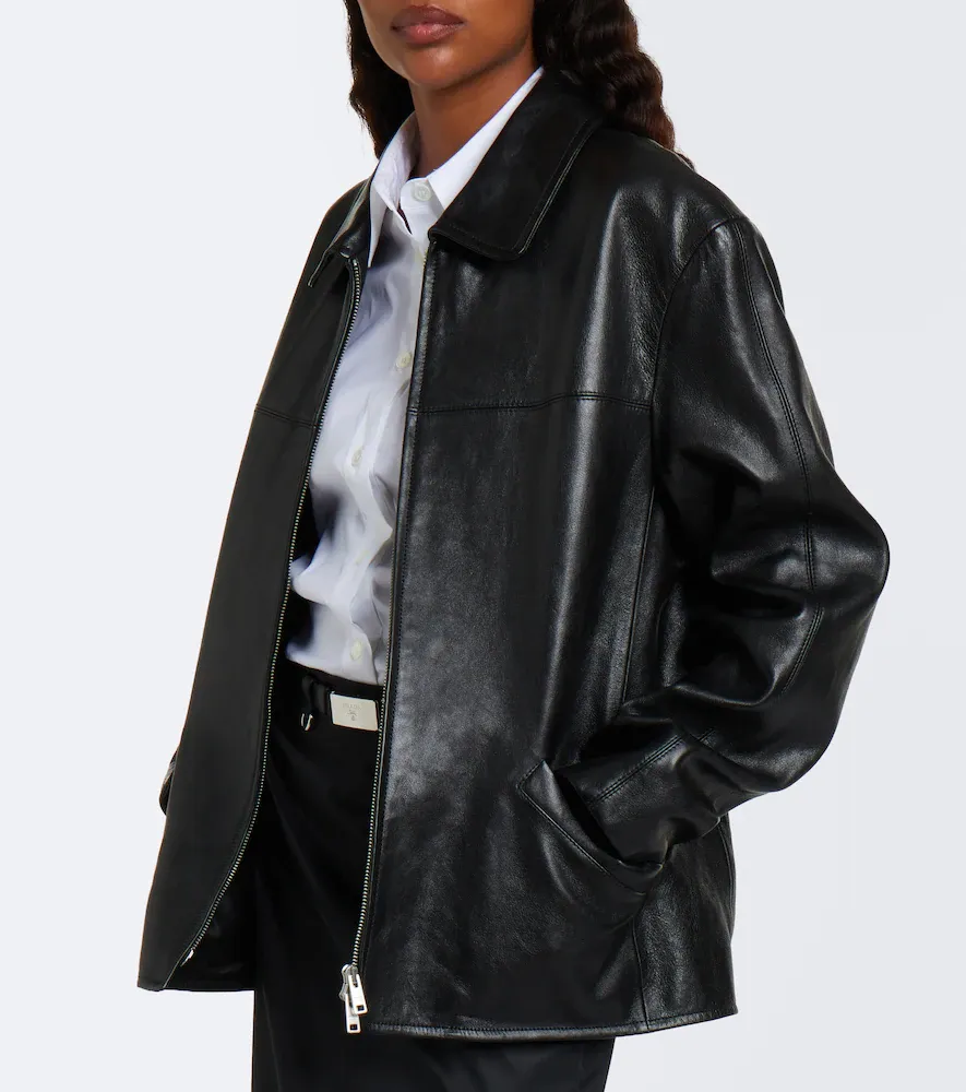 Prada Leather jacket | Thumbnail 3 Prada Leather jacket | Thumbnail 3