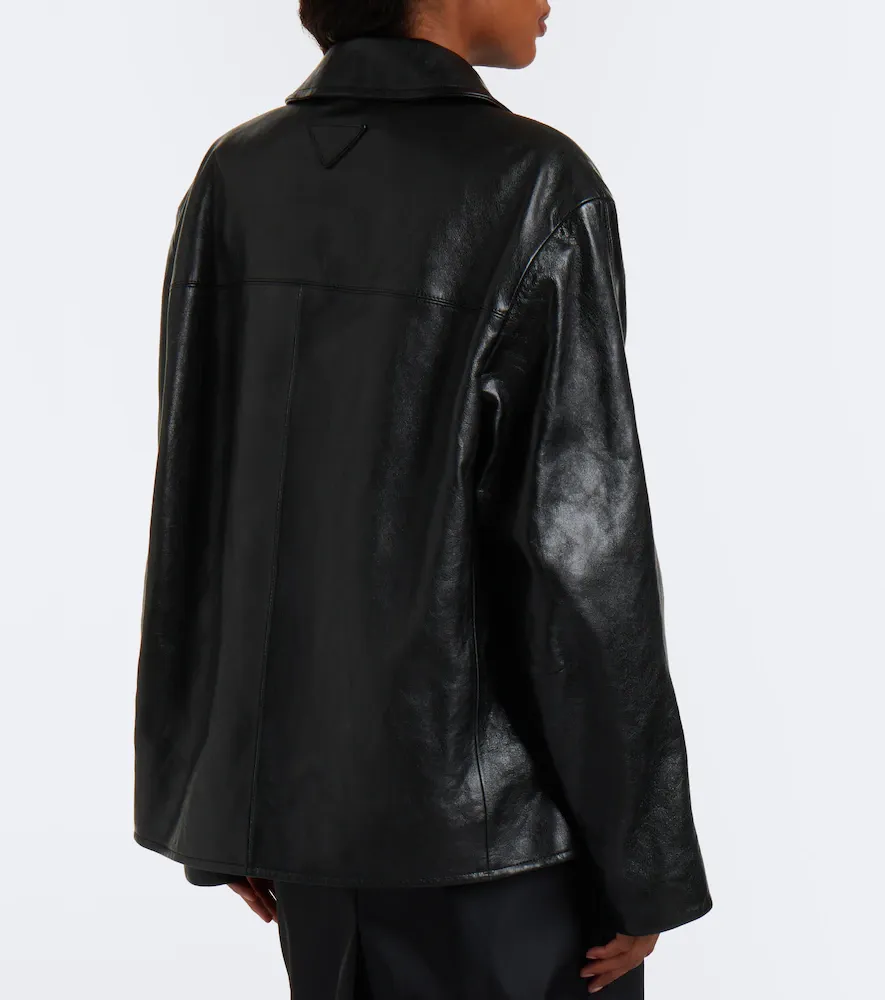 Prada Leather jacket | Thumbnail 4 Prada Leather jacket | Thumbnail 4