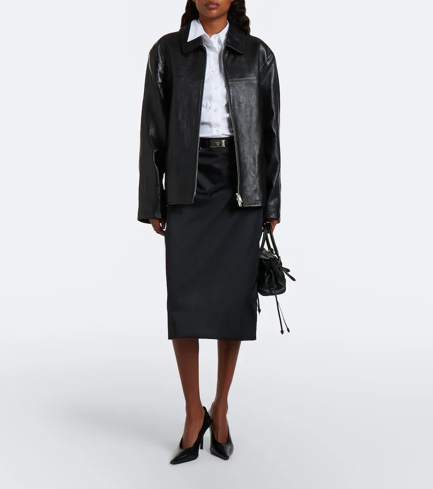 Prada Leather jacket | Thumbnail 6 Prada Leather jacket | Thumbnail 6