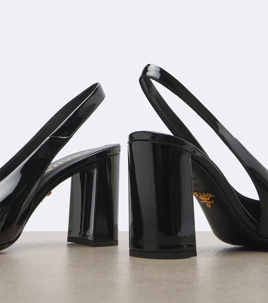 Prada Patent leather slingback pumps | Thumbnail 3