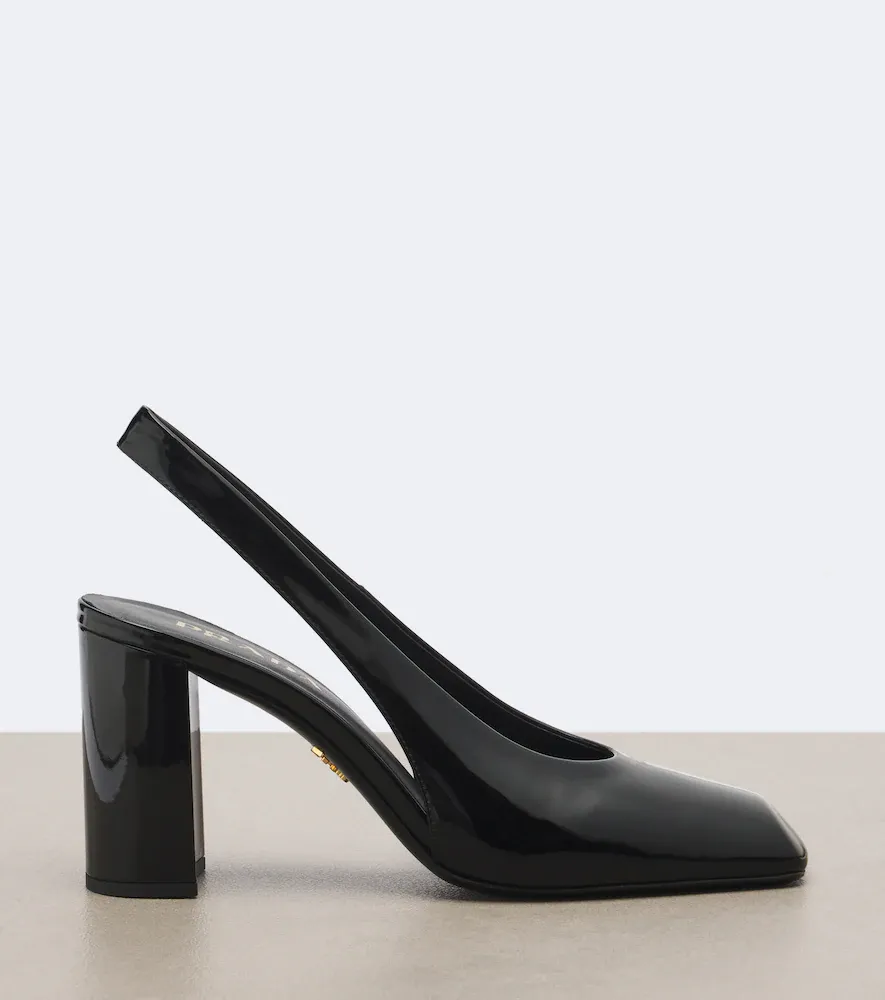 Prada Patent leather slingback pumps | Thumbnail 4