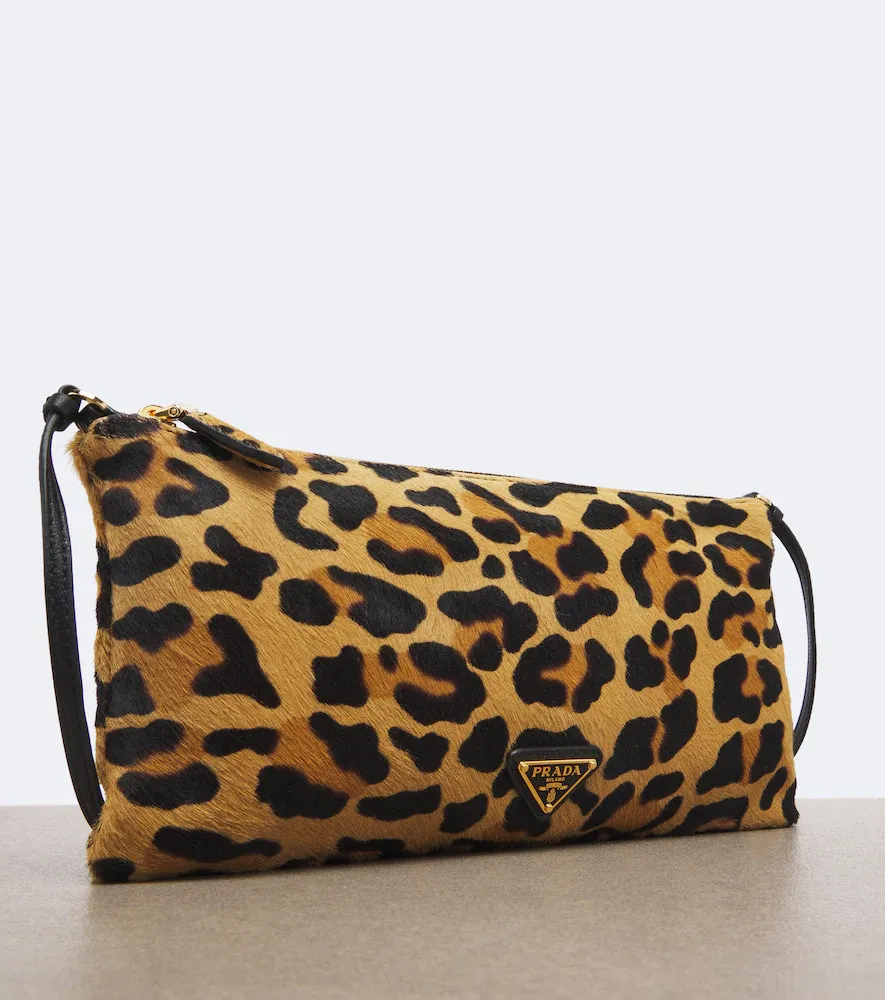 Prada Small leopard-print calf hair shoulder bag | Thumbnail 4 Prada Small leopard-print calf hair shoulder bag | Thumbnail 4