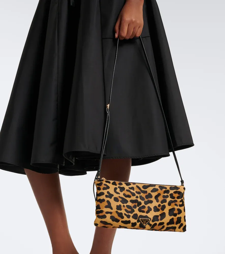Prada Small leopard-print calf hair shoulder bag | Thumbnail 7 Prada Small leopard-print calf hair shoulder bag | Thumbnail 7